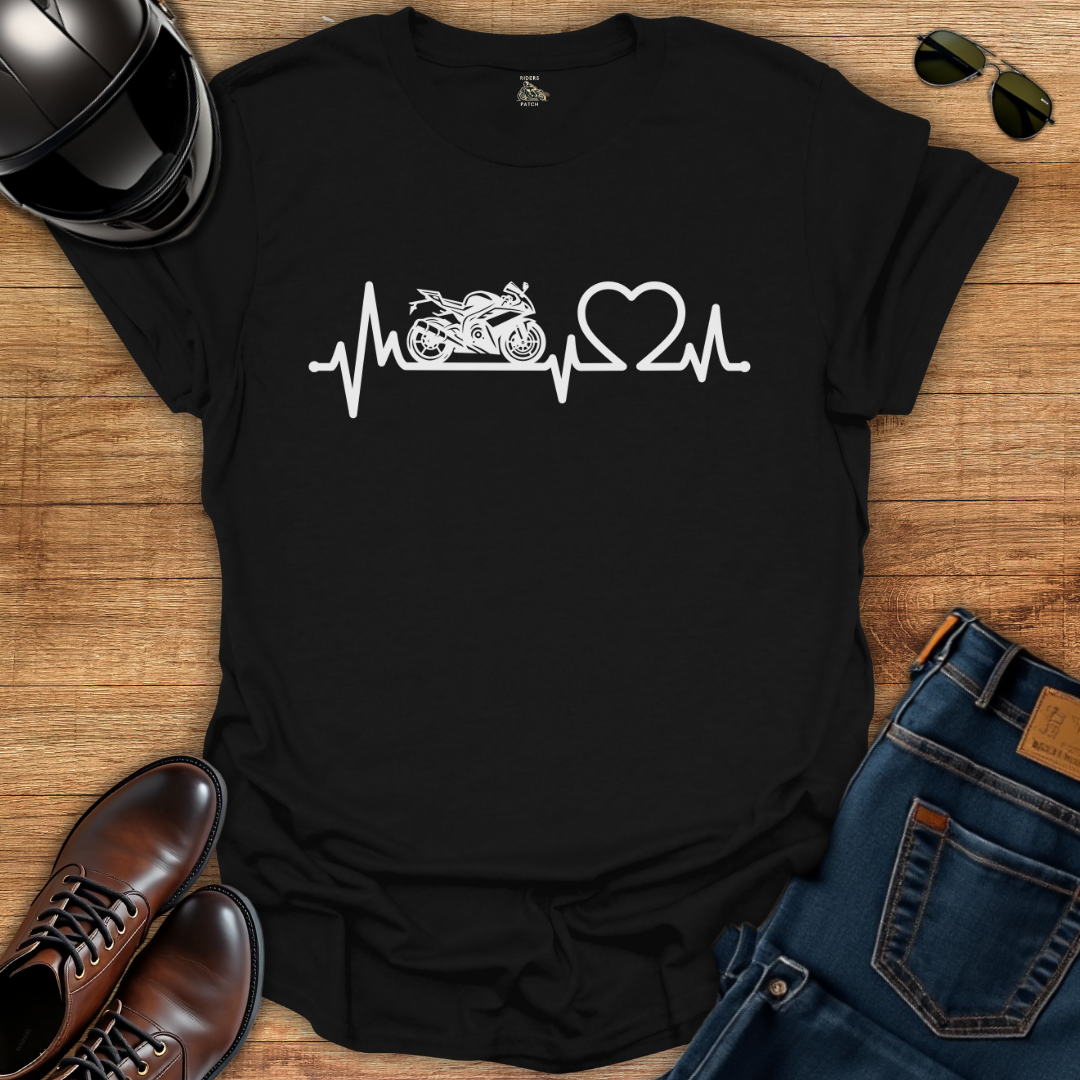 Two Wheels One Heartbeat T-Shirt