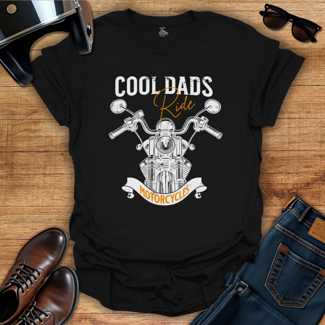 Cool Dads Ride - Front Print T-Shirt