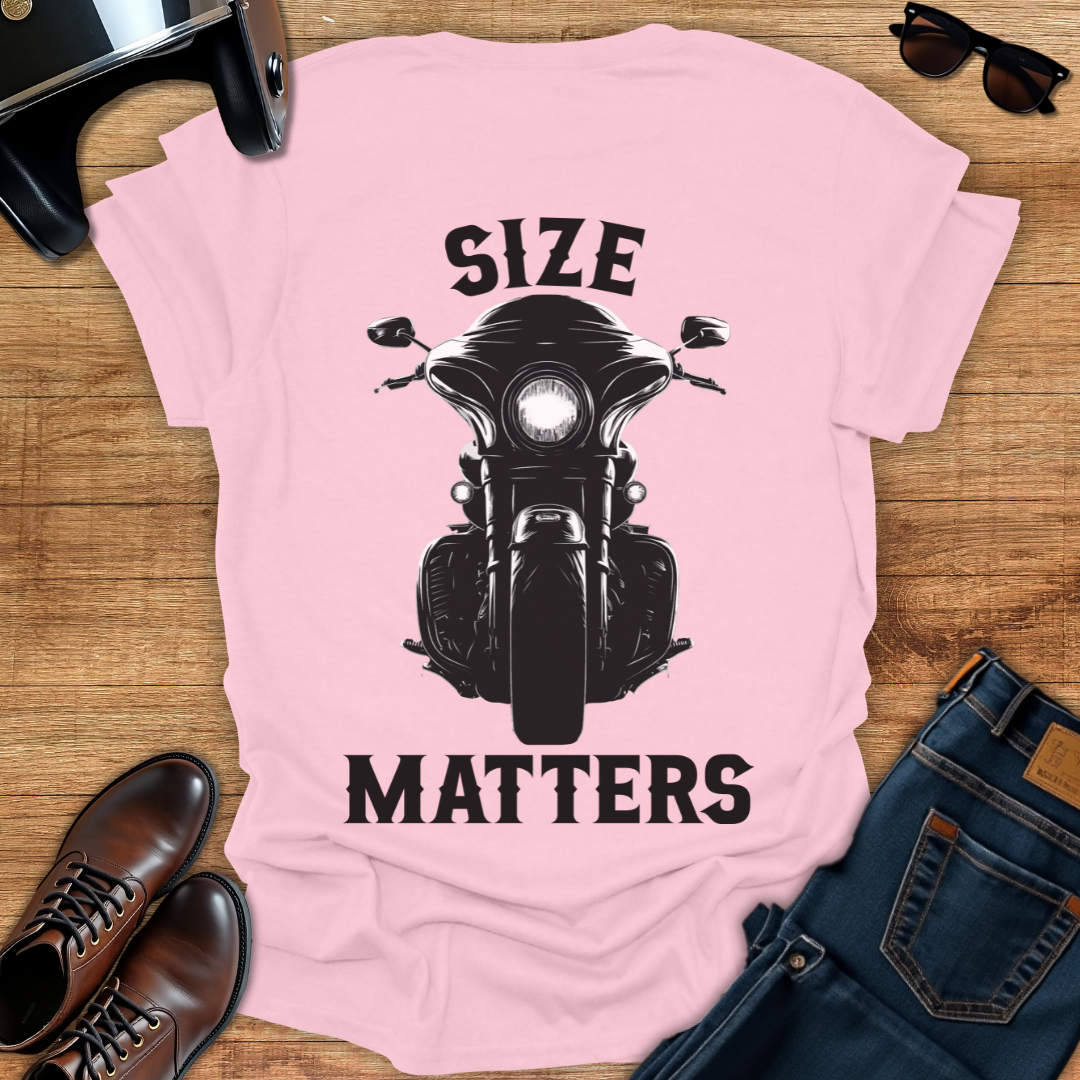 Size Matters - Back Print T-Shirt