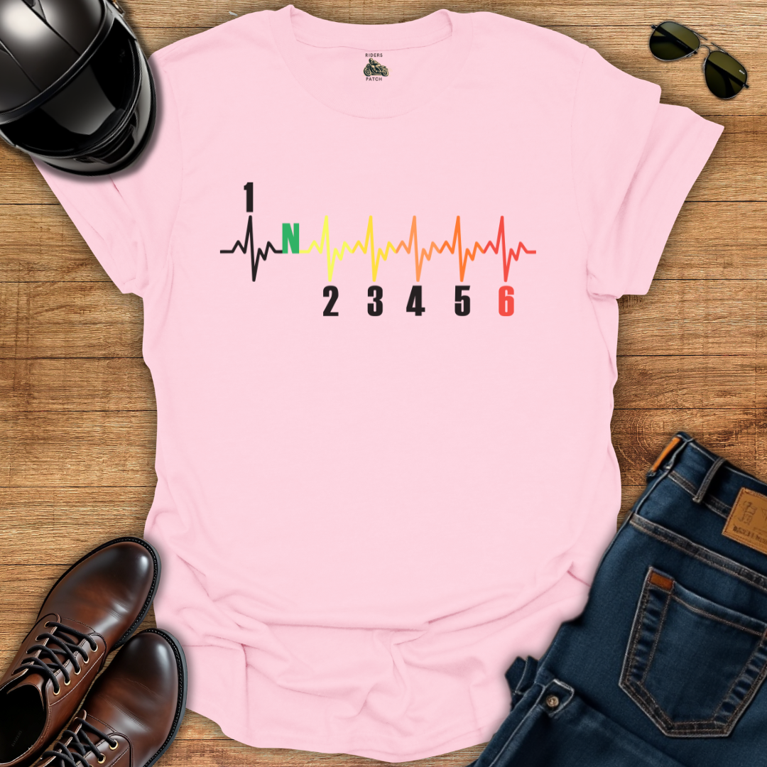 GP-Inspired Multicolor Shift Pulse T-Shirt