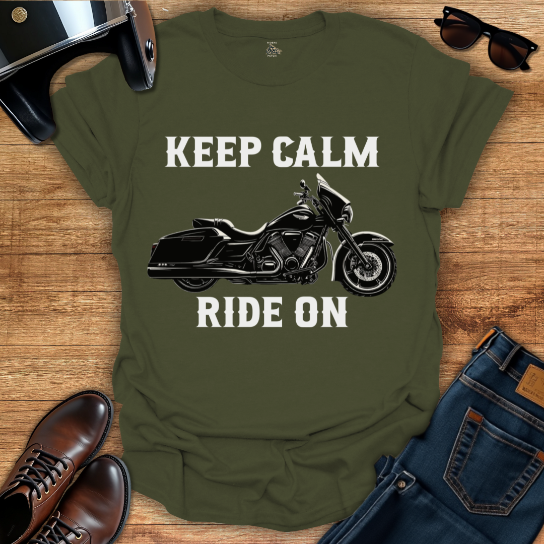 Keep Calm Ride On T-Shirt