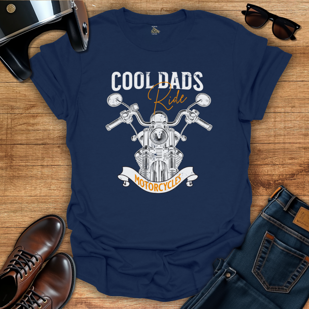 Cool Dads Ride - Front Print T-Shirt