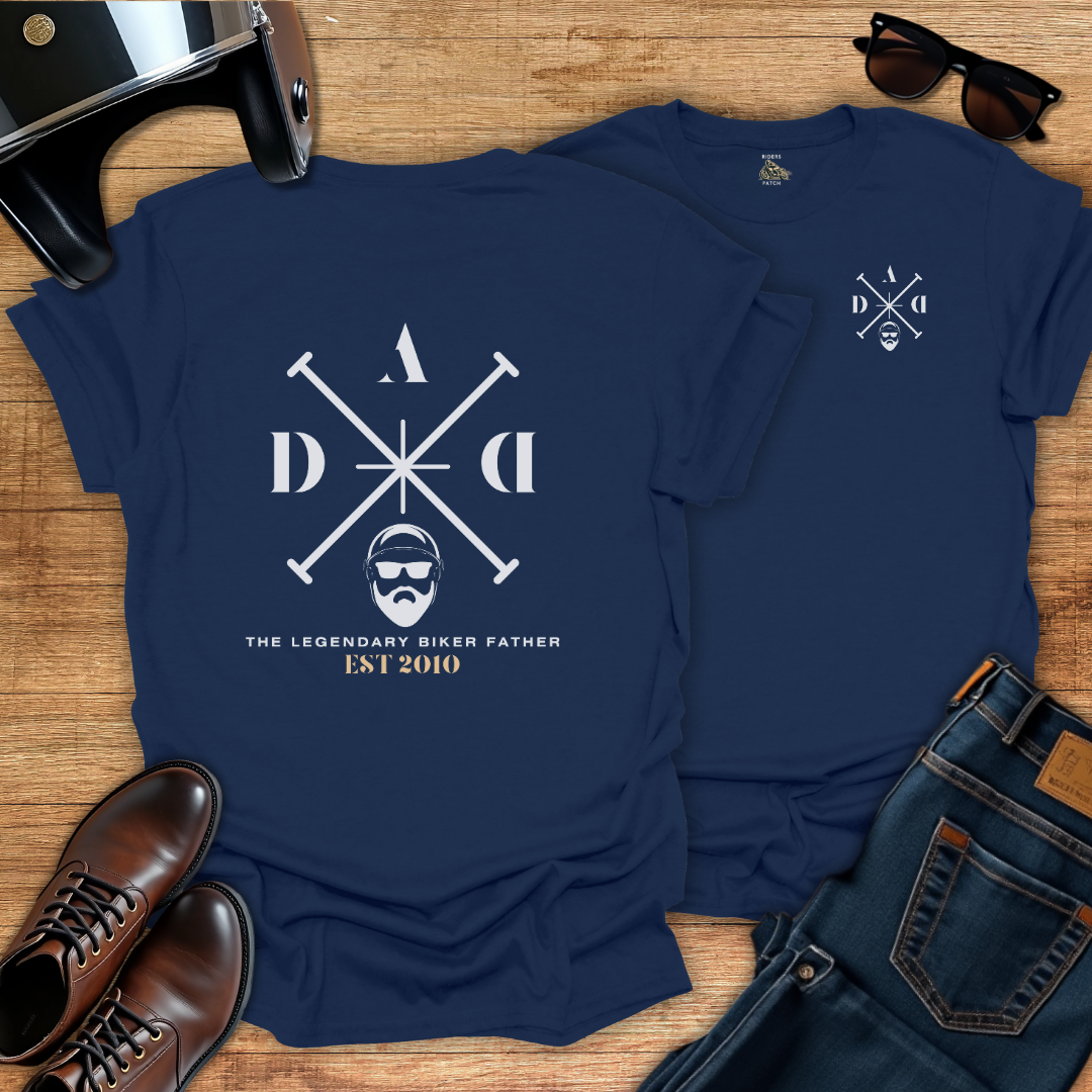Biker DAD Est T-Shirt
