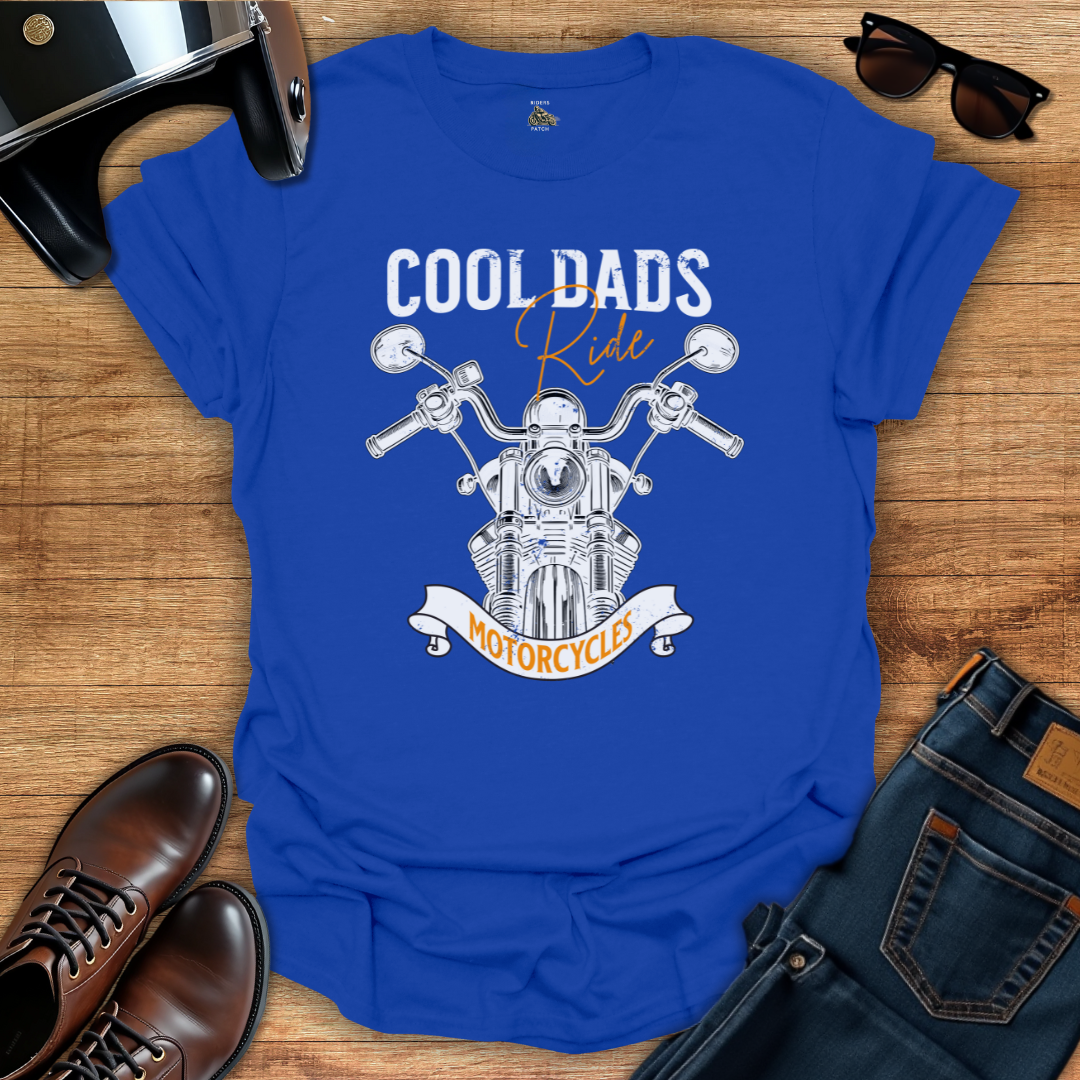 Cool Dads Ride - Front Print T-Shirt