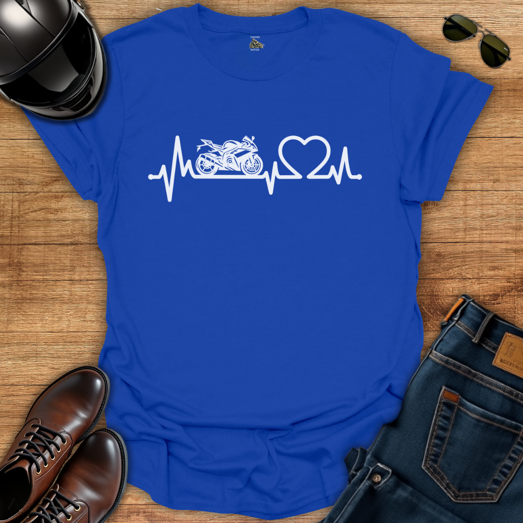 Two Wheels One Heartbeat T-Shirt
