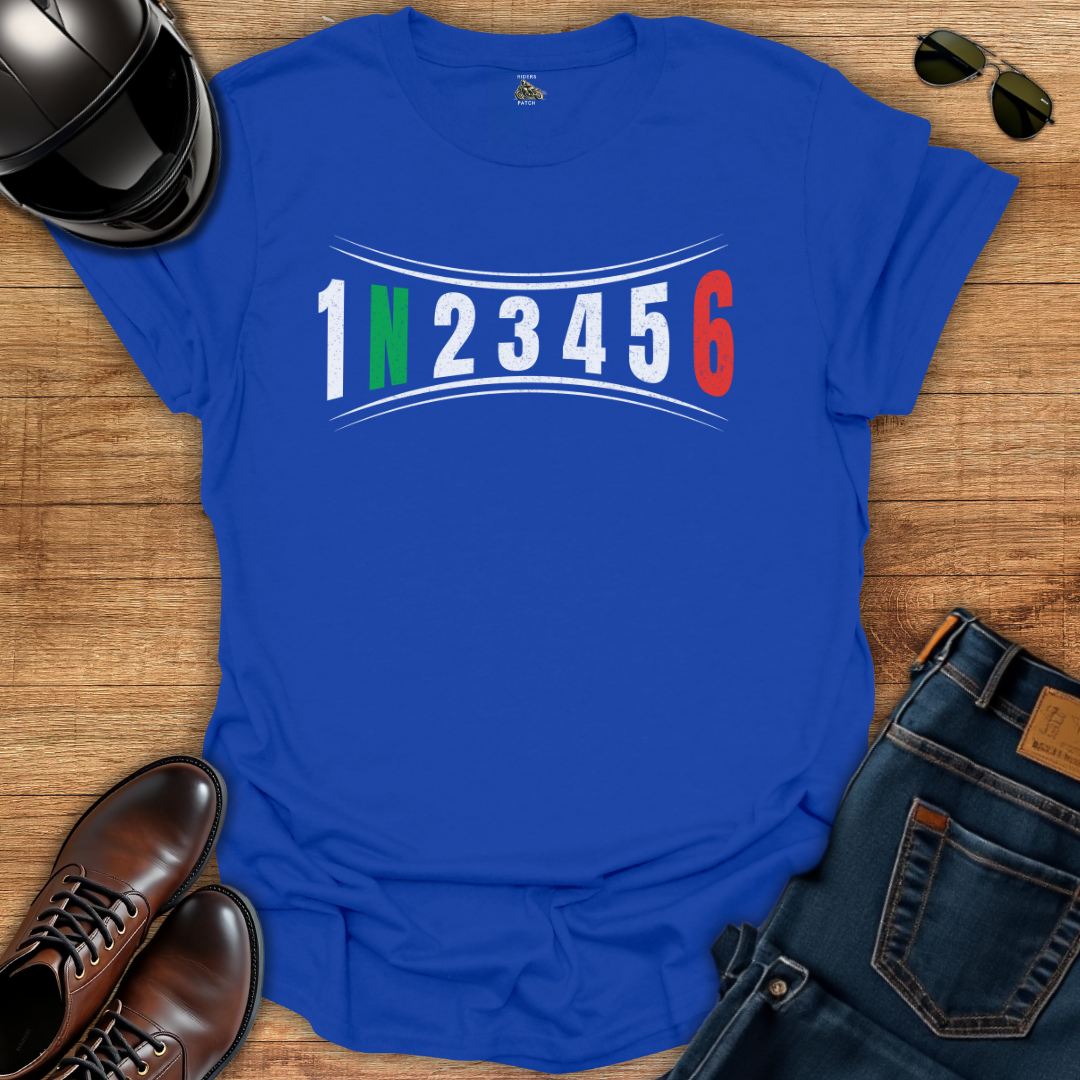 Curved Motorcycle Gears T-Shirt