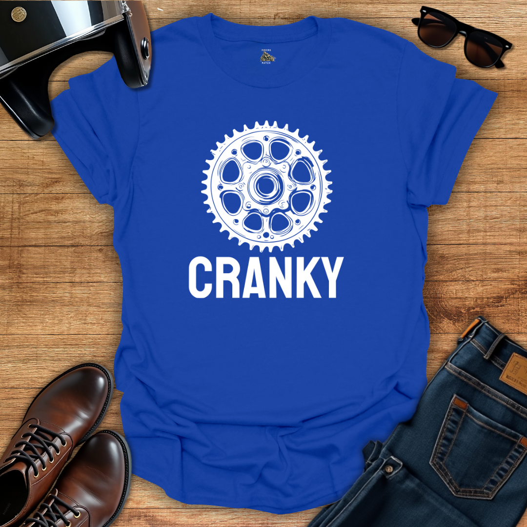 Cranky - Black/White Graphic T-Shirt