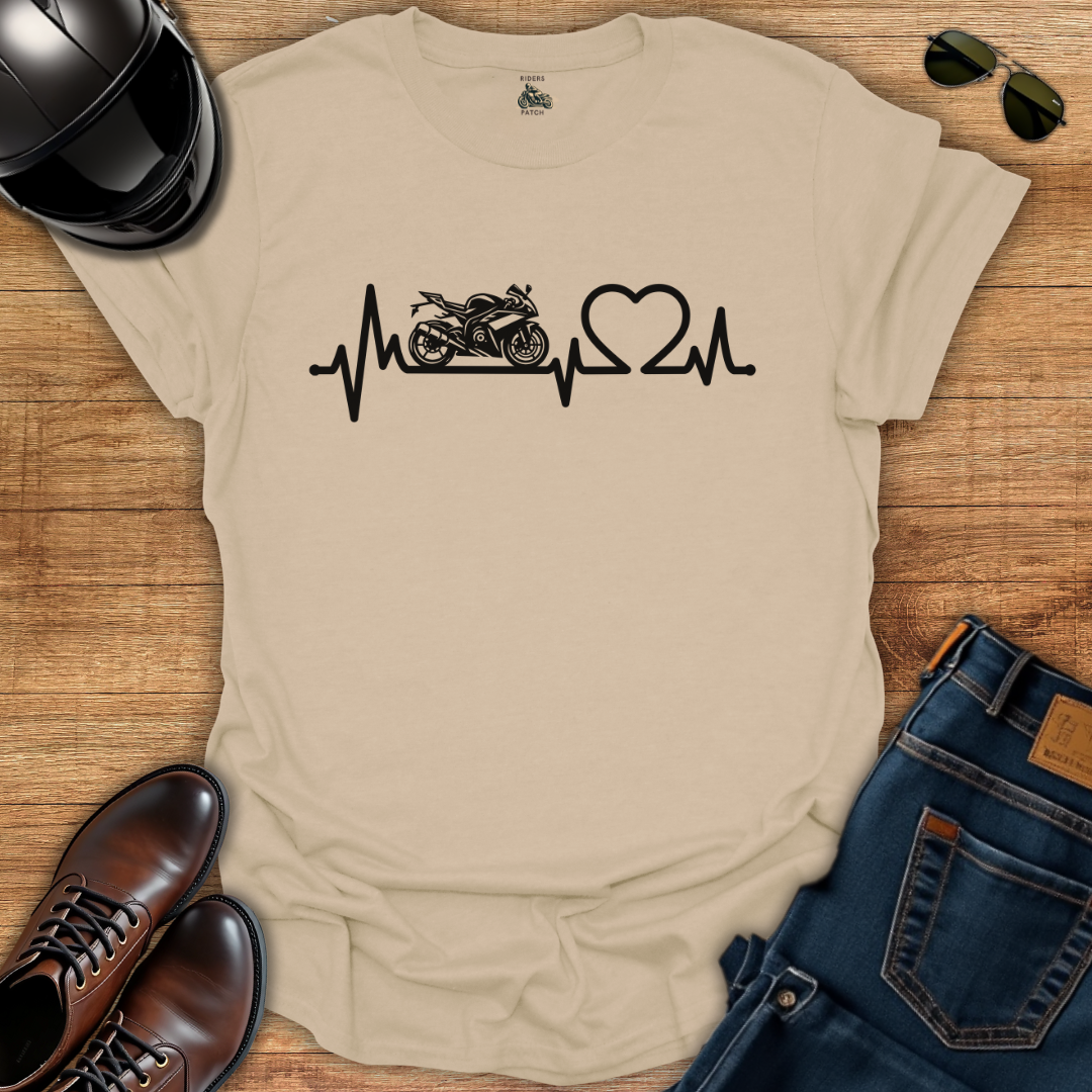 Two Wheels One Heartbeat T-Shirt