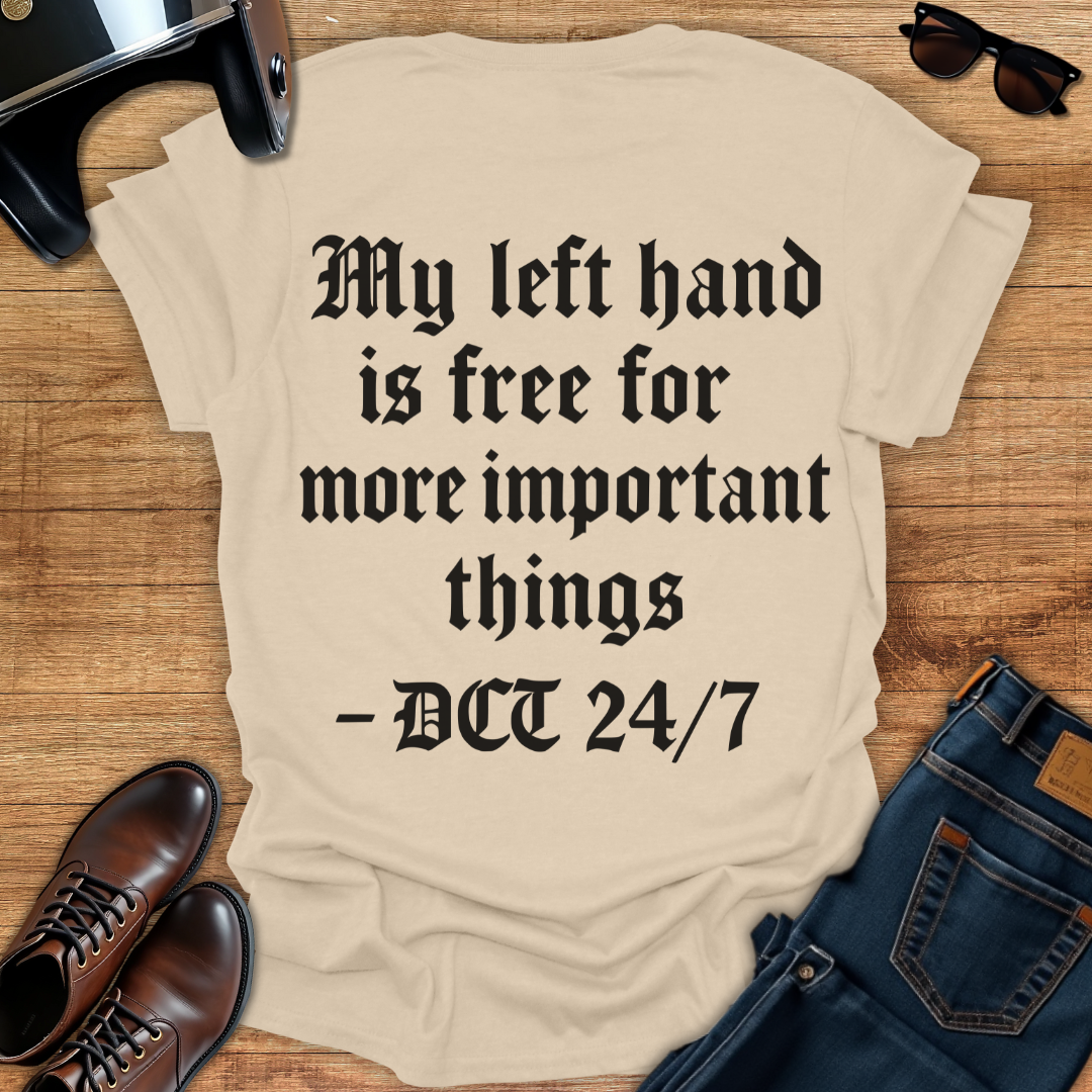 DCT Left Hand - Back Print T-Shirt