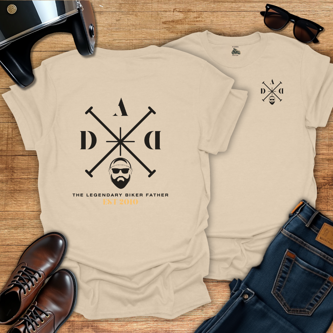 Biker DAD Est T-Shirt