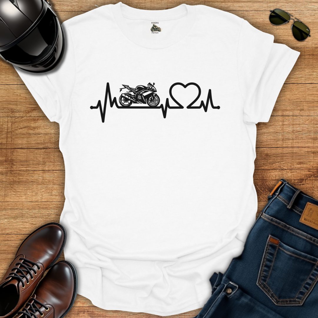 Two Wheels One Heartbeat T-Shirt