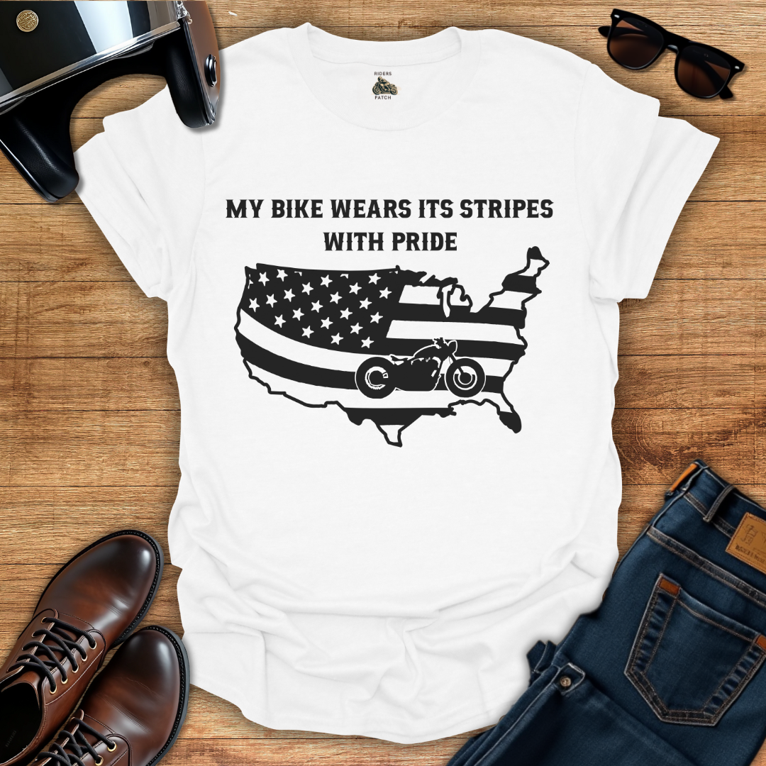 My Bike Wears Its Stripes With Pride T-Shirt