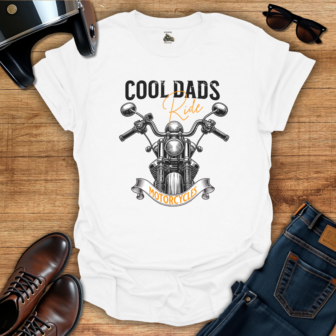 Cool Dads Ride - Front Print T-Shirt
