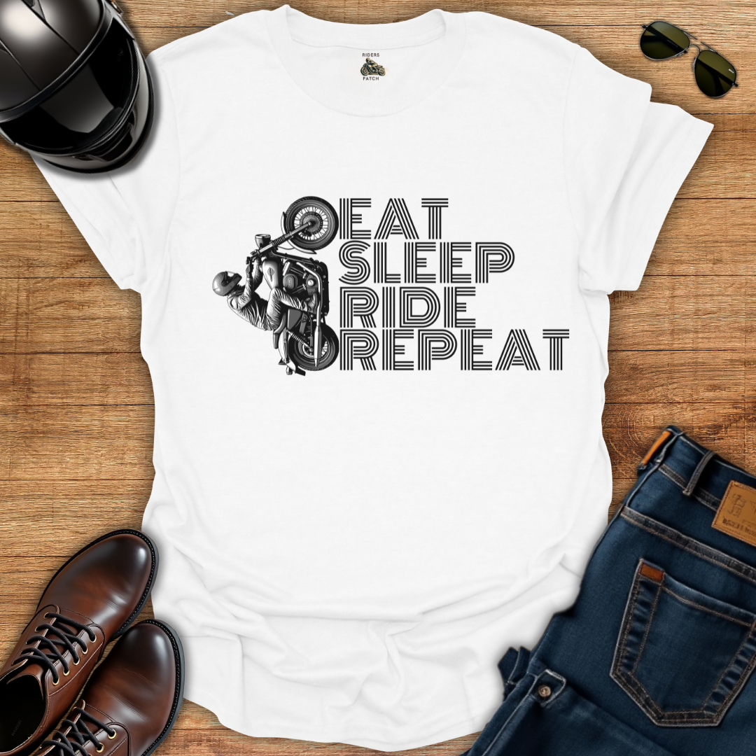 Eat Sleep Ride Repeat T-Shirt