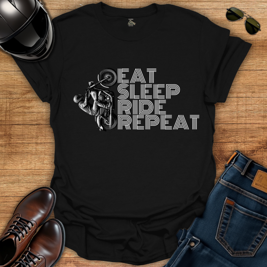 Eat Sleep Ride Repeat T-Shirt
