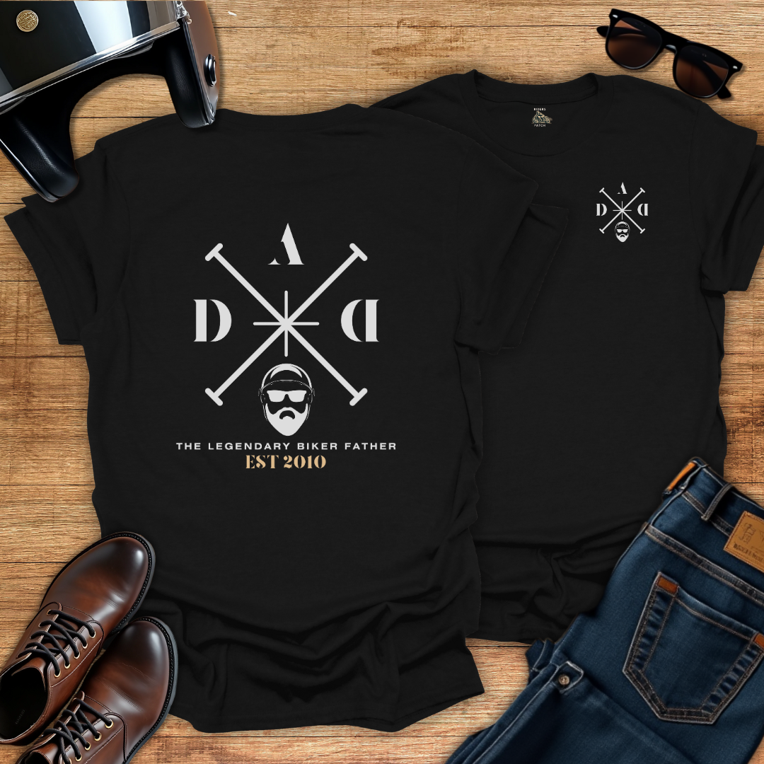 Biker DAD Est T-Shirt