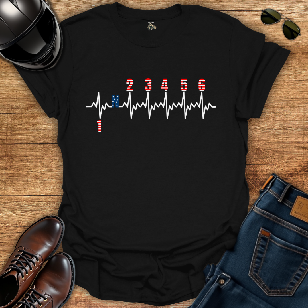 Stars and Stripes Gears Pulse T-Shirt