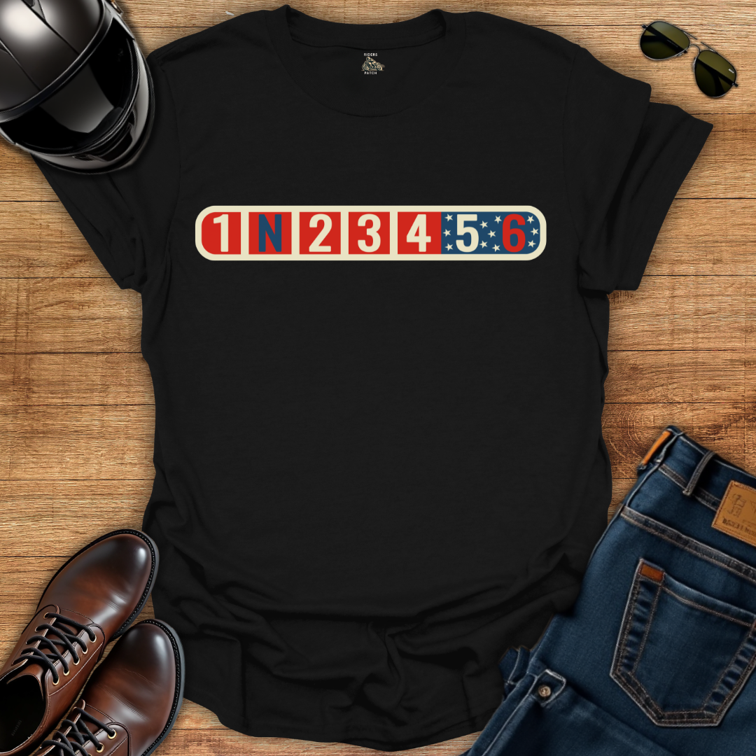 Motorcycle Gears - 4th of July T-Shirt