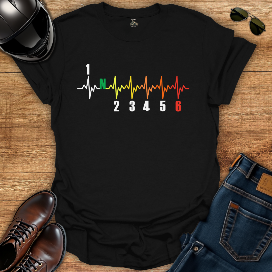 GP-Inspired Multicolor Shift Pulse T-Shirt