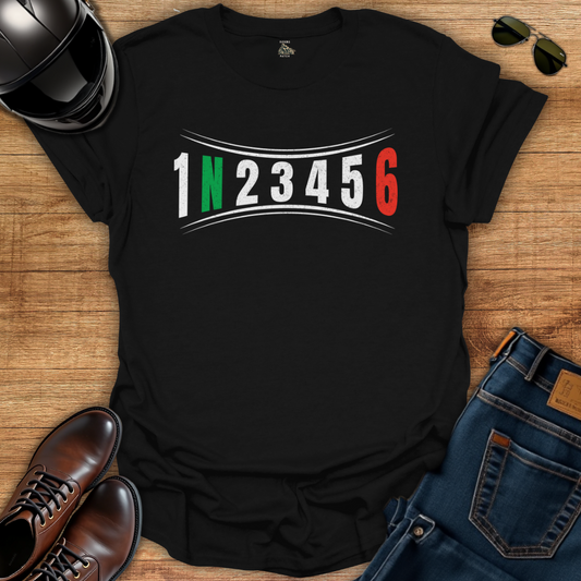 Curved Motorcycle Gears T-Shirt