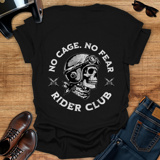 No Cage No Fear - Back Print T-Shirt