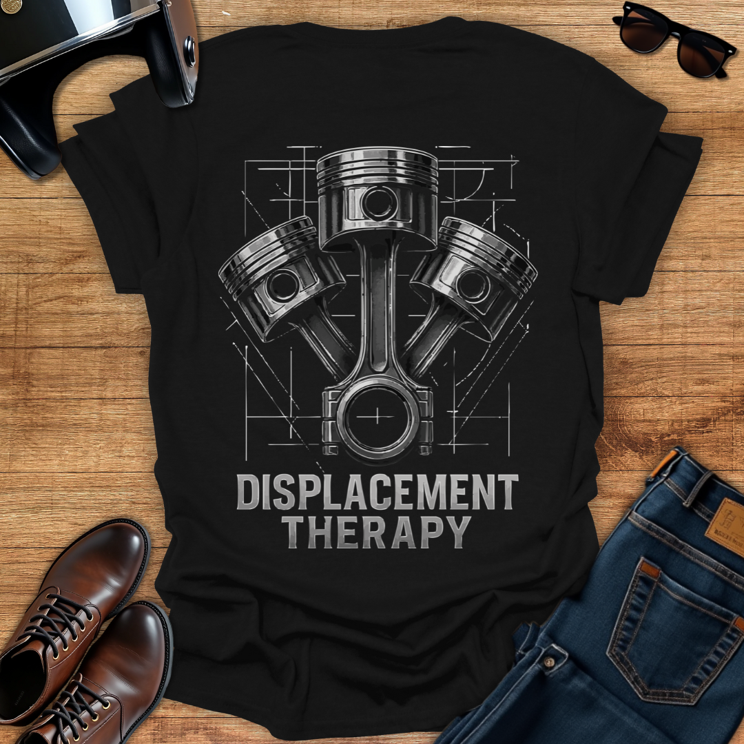 Displacement Therapy - Back Print T-Shirt