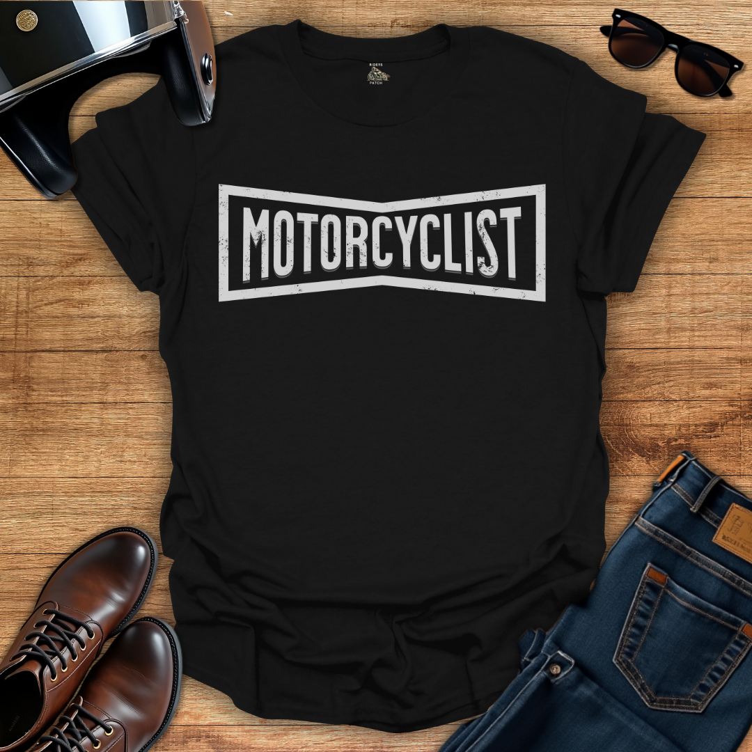 Motorcyclist T-Shirt – Riders Patch
