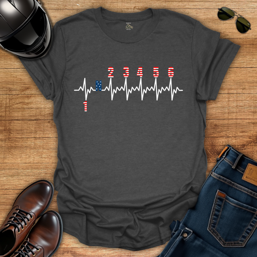 Stars and Stripes Gears Pulse T-Shirt