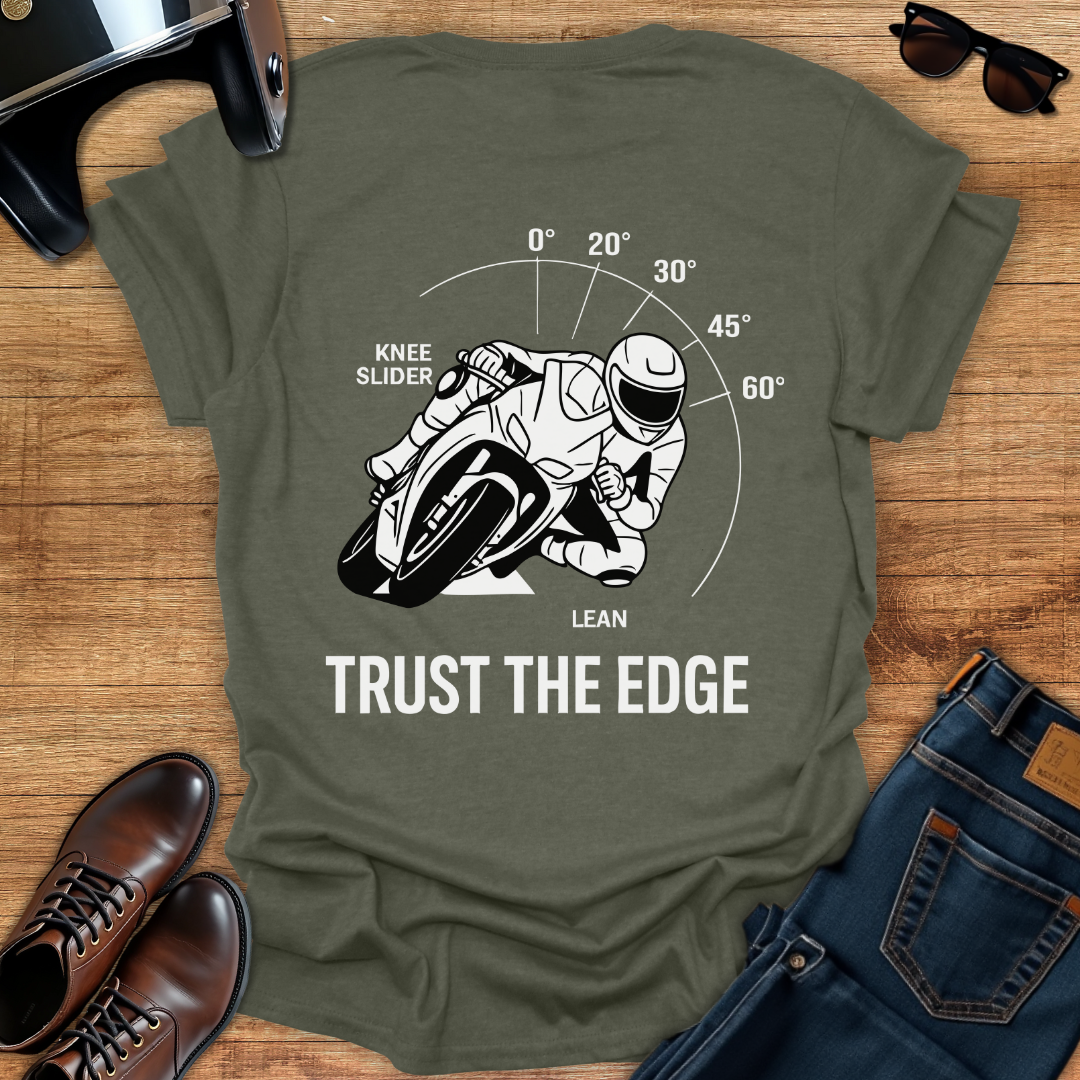 Trust The Edge - Back Print T-Shirt
