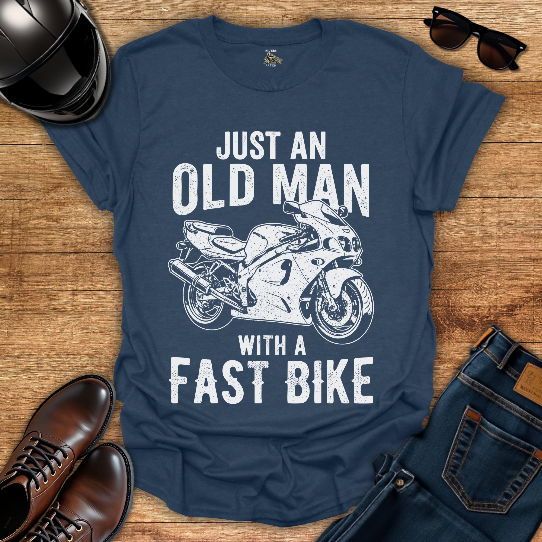Old Man Fast Bike T-Shirt