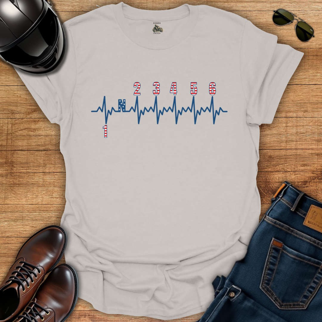 Stars and Stripes Gears Pulse T-Shirt