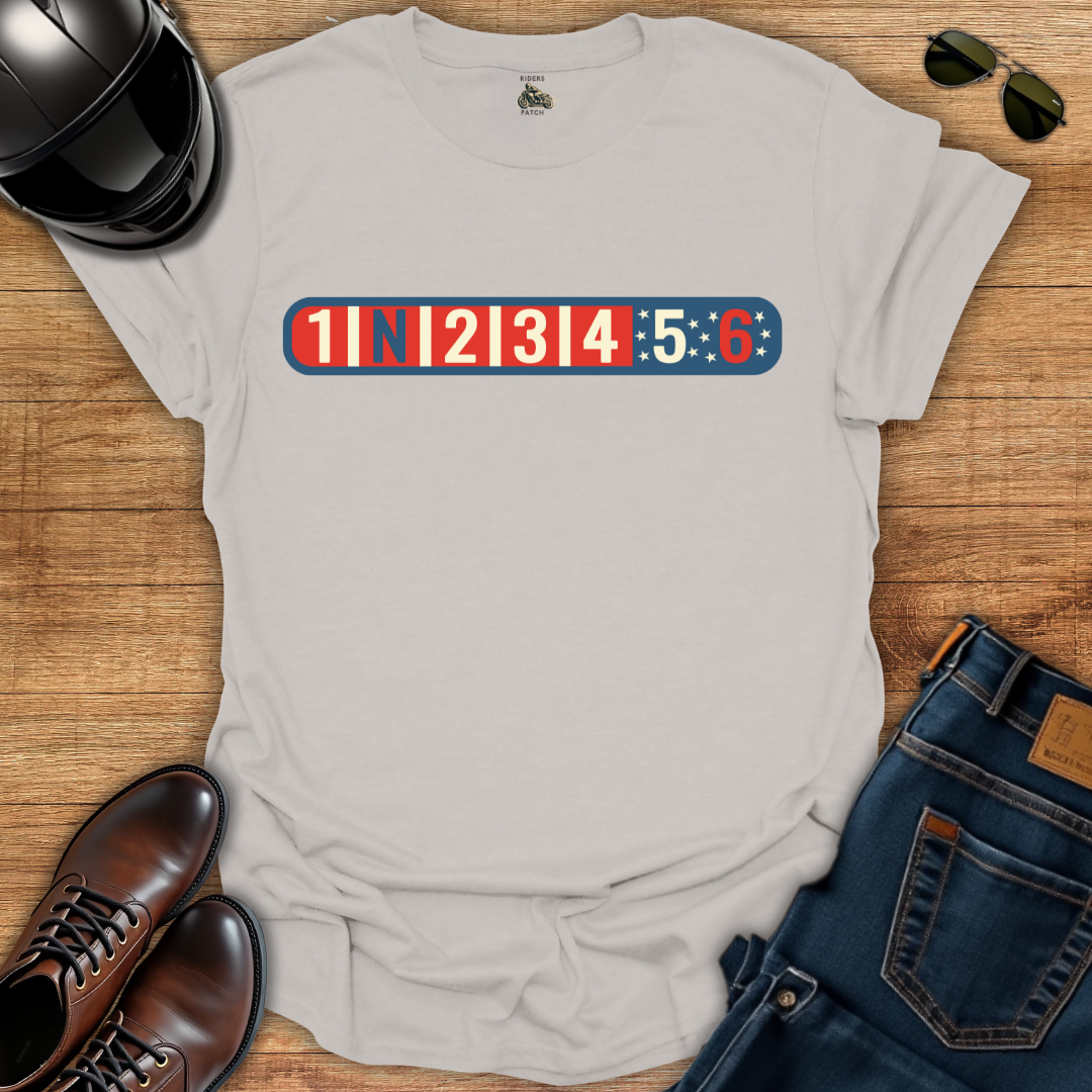 Motorcycle Gears - 4th of July T-Shirt