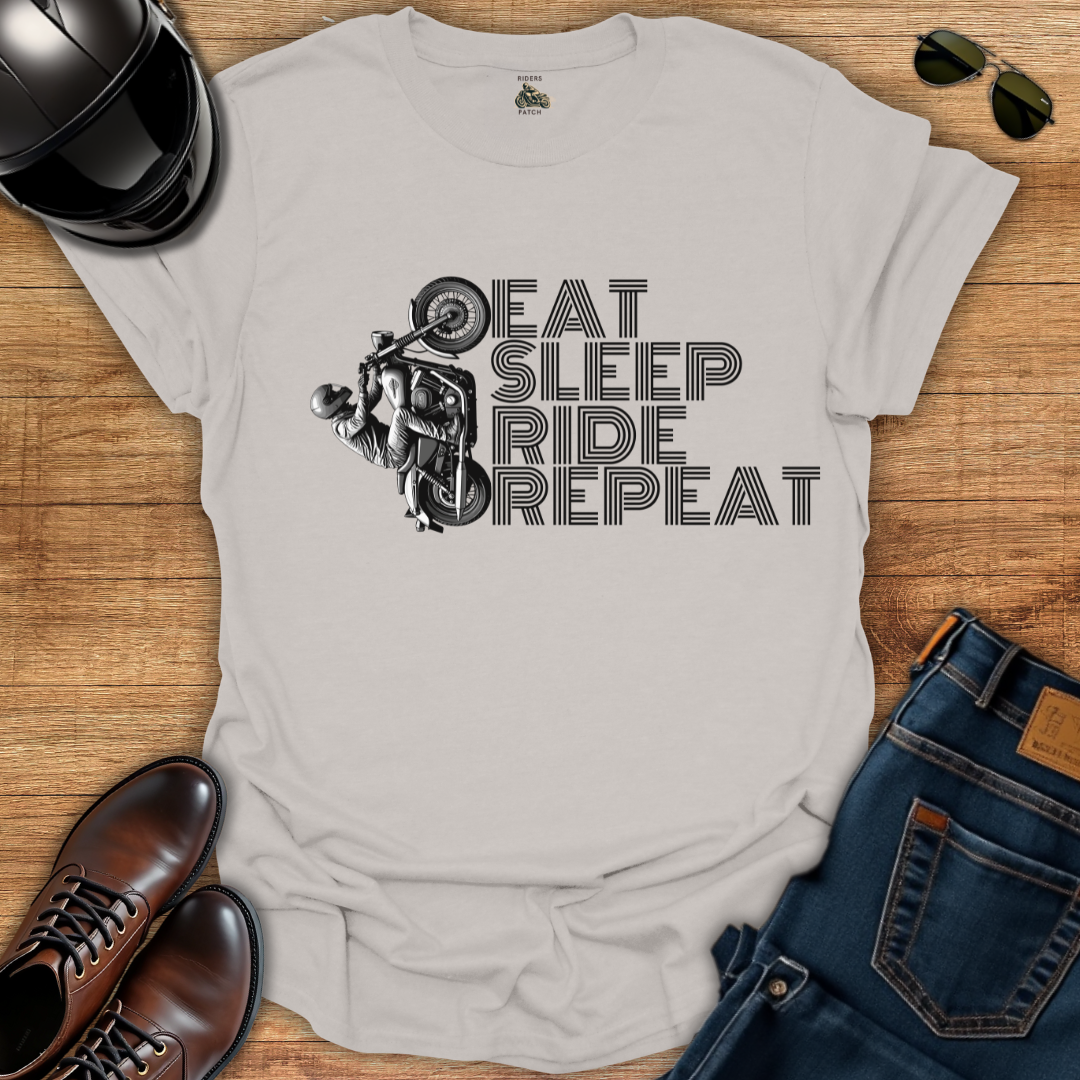 Eat Sleep Ride Repeat T-Shirt