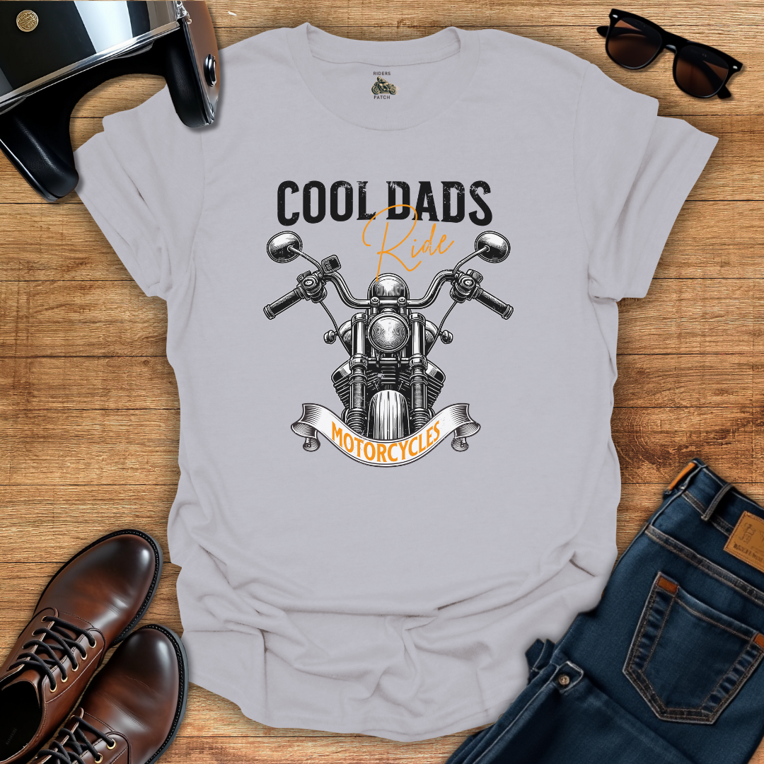 Cool Dads Ride - Front Print T-Shirt