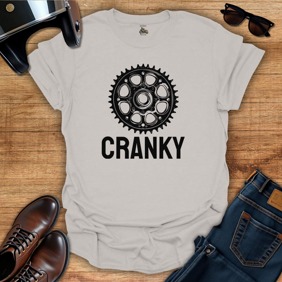 Cranky - Black/White Graphic T-Shirt