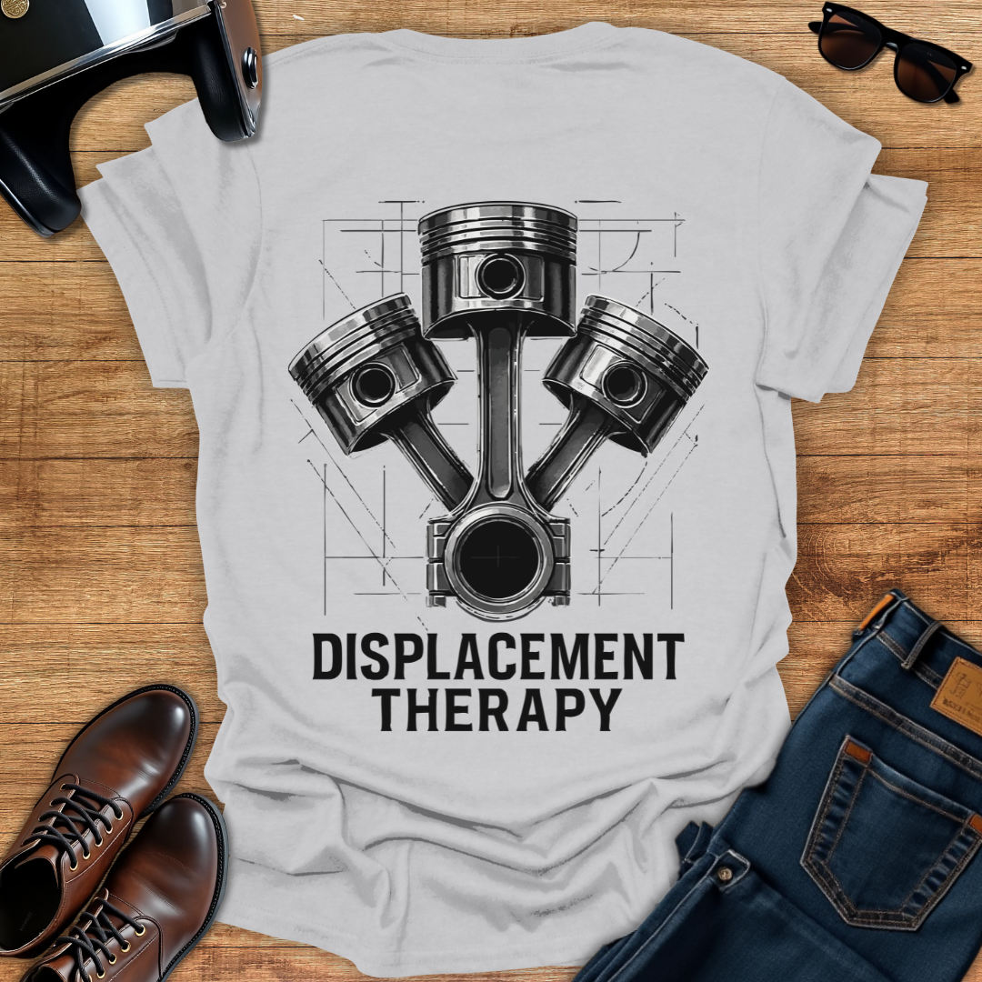 Displacement Therapy - Back Print T-Shirt