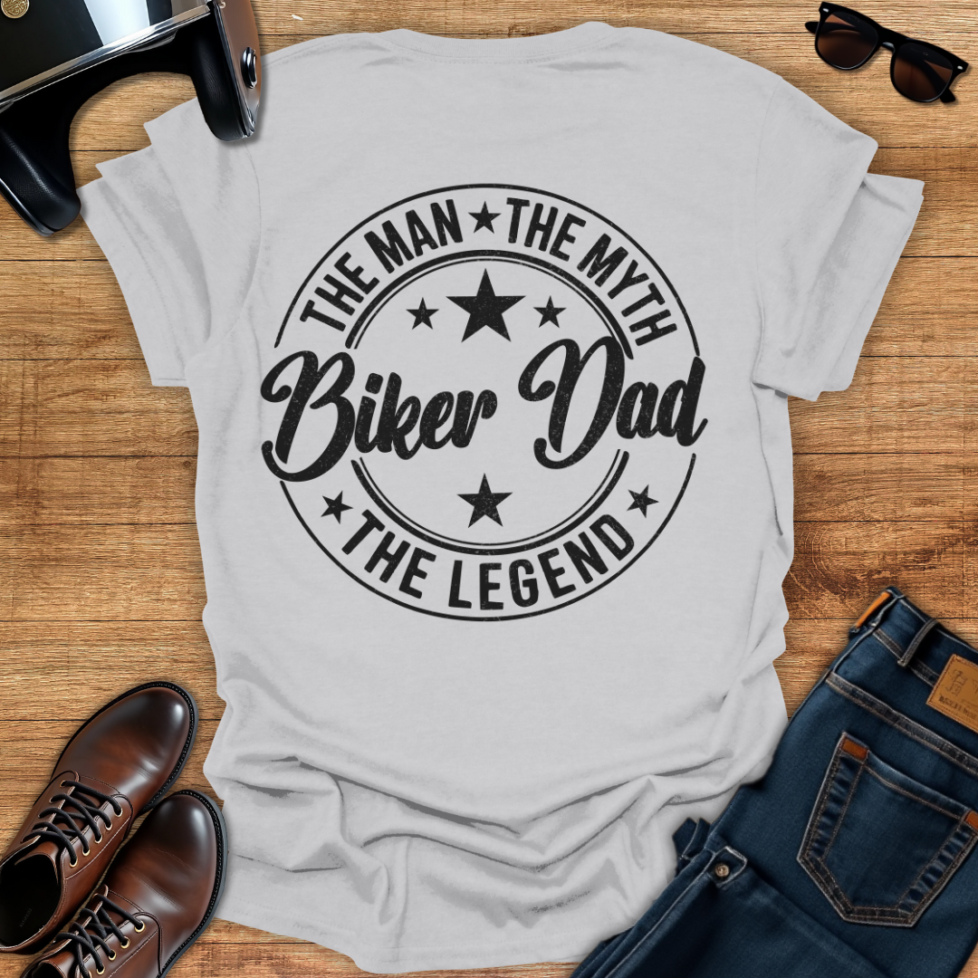 Man, Myth, Legend - Back Print T-Shirt