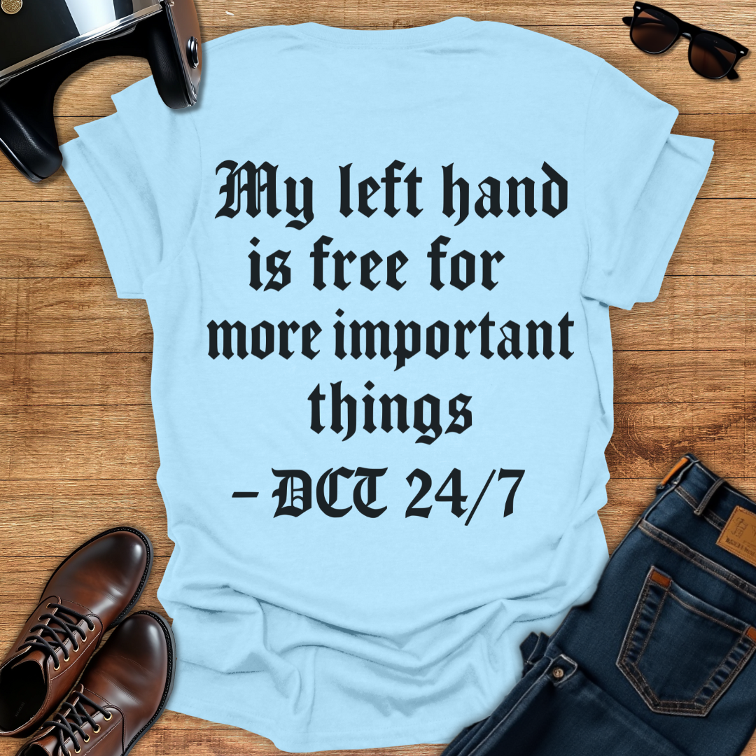 DCT Left Hand - Back Print T-Shirt