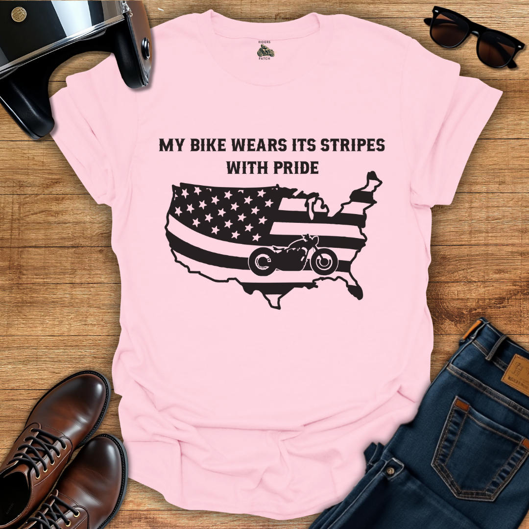 My Bike Wears Its Stripes With Pride T-Shirt