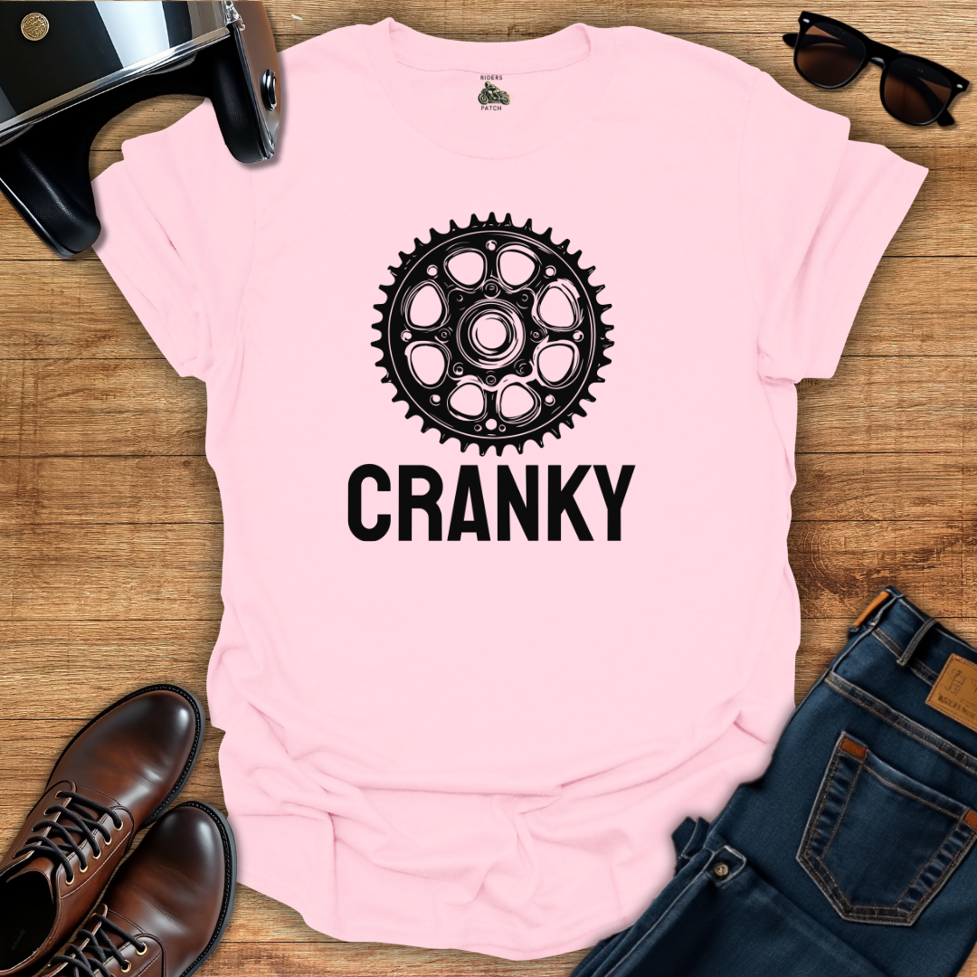 Cranky - Black/White Graphic T-Shirt