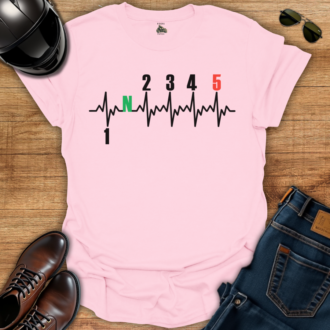 One Down Four Up Gears Pulse T-Shirt