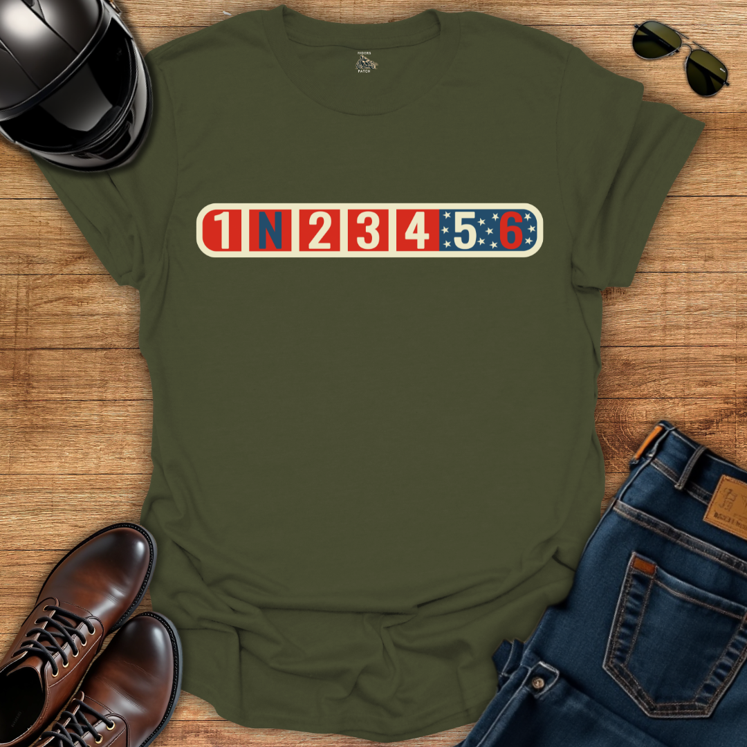 Motorcycle Gears - 4th of July T-Shirt