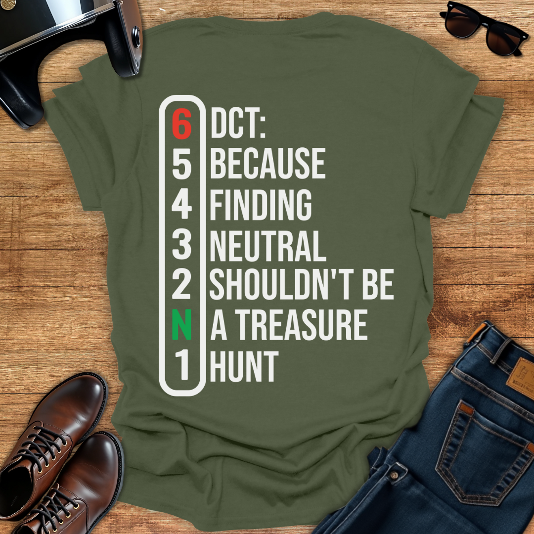 DCT Finding Neutral - Back Print T-Shirt