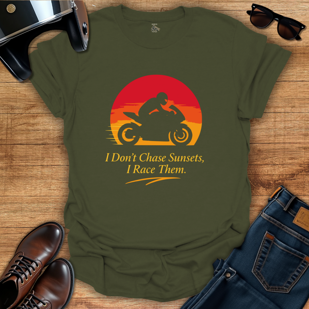 I Race Sunsets T-Shirt