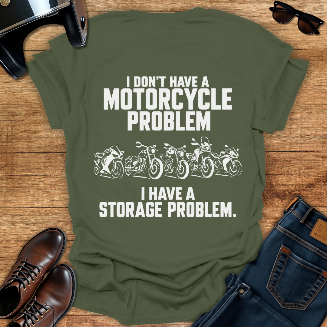 Storage Problem - Back Print T-Shirt