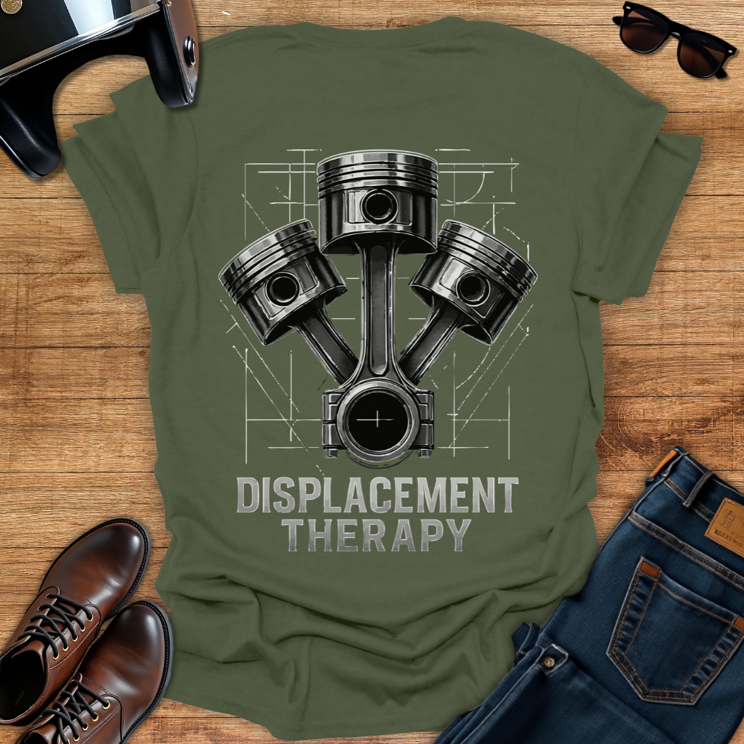 Displacement Therapy - Back Print T-Shirt