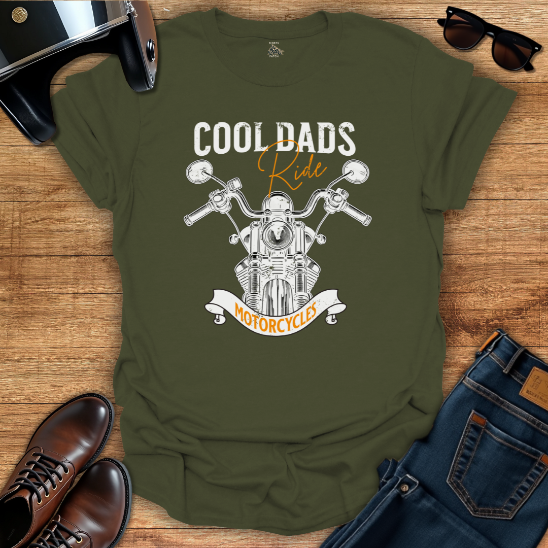 Cool Dads Ride - Front Print T-Shirt