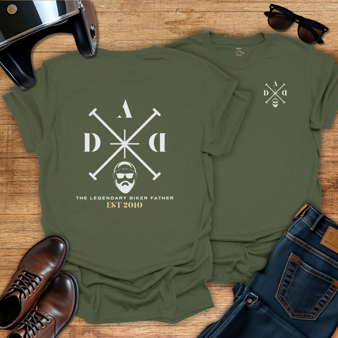 Biker DAD Est T-Shirt
