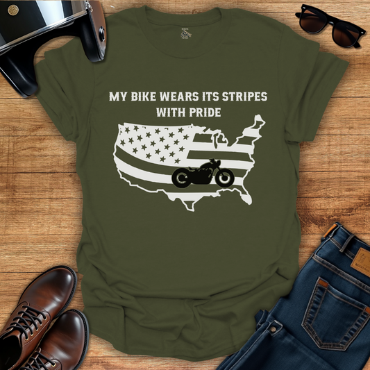 My Bike Wears Its Stripes With Pride T-Shirt