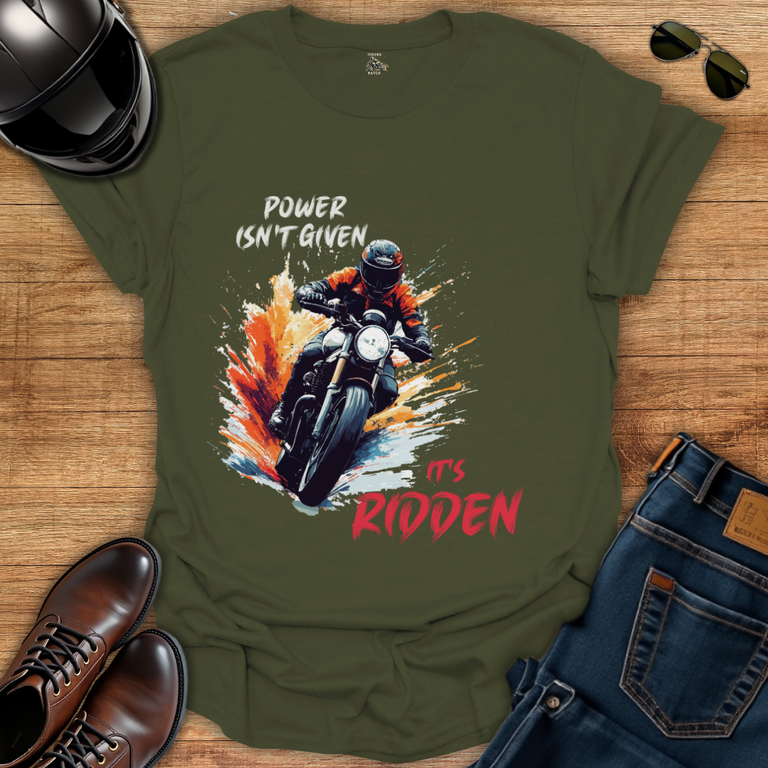 Power Isn't Given - Mens T-Shirt